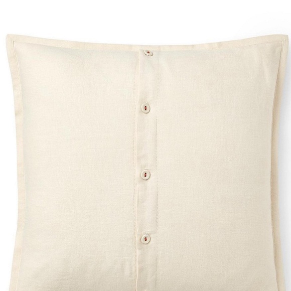 Ralph Lauren Macall Remy Embroidery metal Bullion Deco Pillow - Picture 3 of 5